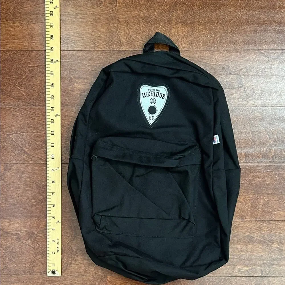 Beauty Forever Jeffree Star Black “We Are The Weirdos” Backpack, NWOT